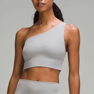 Lululemon Align Asymmetrical Bra rhino grey size 10